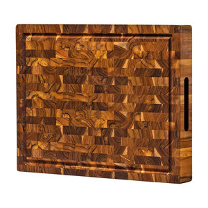 Kitchen Teak Wood Extra Large End Grain Butcher Block Cutting Board