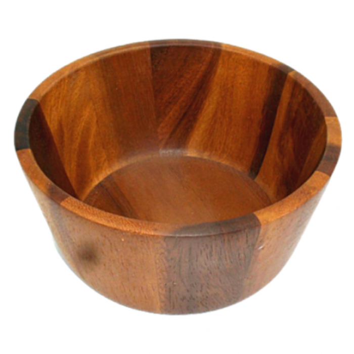 FSC Acacia Serving Bowl MS90B-1 Wide Basin