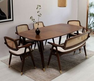 Artisan Handcrafted Wood Dining Table