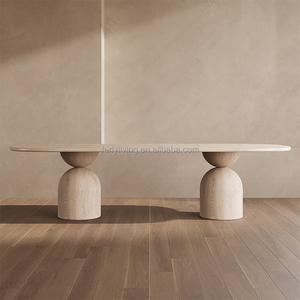 FERLY Hand-carved Designer Creative Double Bell Table