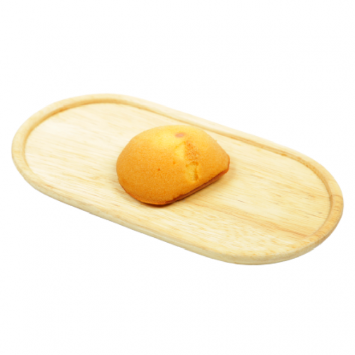 Eco-Friendly Rubberwood Serving Tray with Natural Wood Grain