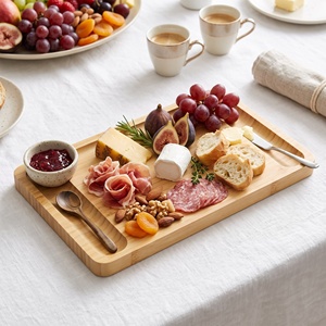 Bamboo Large Cheese Board Set Charcuterie Boards for House Warming Gift