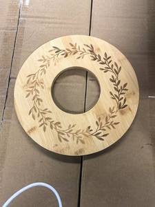 13 Inch Handcarved Mango Wood Charger Plate Tray