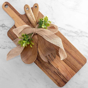 Hot Selling Rectangle Housewarming Gift Engraved Wooden Chopping Board