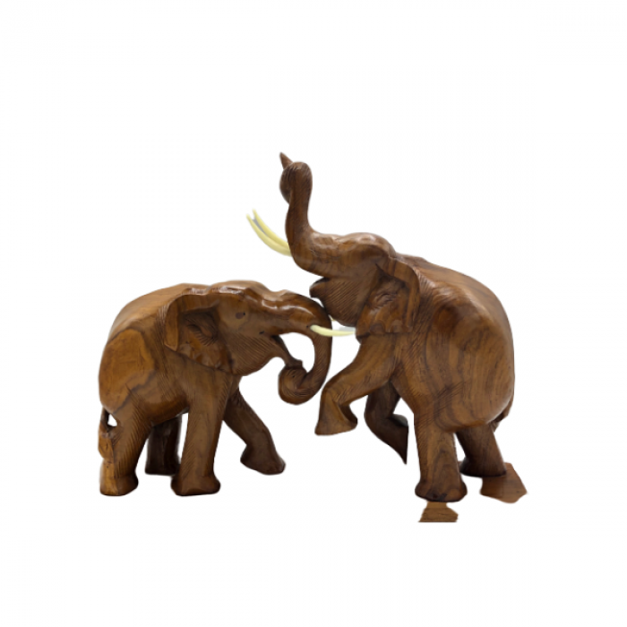 Classic Thai Elephant Hardwood Figurine Wholesale