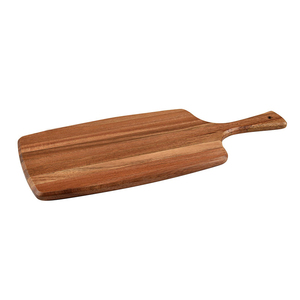 Wholesale Natural Edge Acacia Wooden Rectangular Chopping Board Large Charcuterie Platter