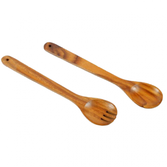 FSC Acacia Salad Servers Pair