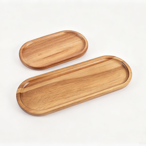 solid wood serving platters charcuterie cheese board acacia wood serving tray with edge