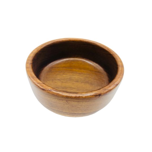 Acacia Wood Minimalist Salad Bowl